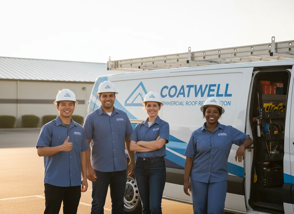 Commercial roof coating company in Skippers, VA